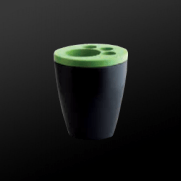 Držák na kartáčky Classic Negro/Verde