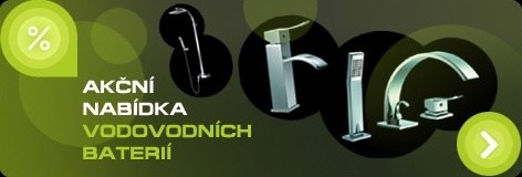 Akční nabídka vodovodních baterií
