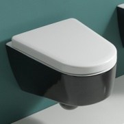 WC závěsný Moby (černobílý)