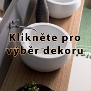 Umyvadlo na desku Thabo krajta bílá (Etnická kolekce)