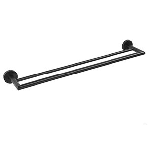 Držák na ručník Dark 650 mm dvojitý