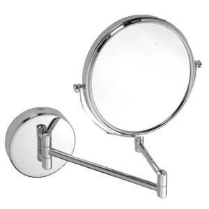 OMEGA závěsné kosmetické zrcátko bez osvětlení, průměr 200mm, chrom ( 112201512 )