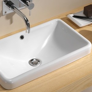 Umyvadlo ALMORADI 600 x 350 x 165 | zápustné | čtverhranné