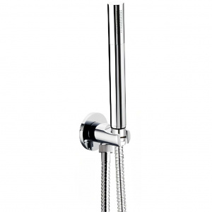 Complete X STYLE | Reducer + hand shower + hose + hand spray handle | old brass gloss