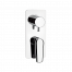 V | Podomítkový modul Vanity | pákový čtyřcestný | termostatický | chrom černý broušený