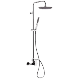 Sprchový set INFINITY | nástěnný | Pákové | 200 x 200 mm | měď stařená