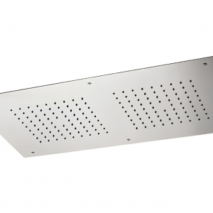 Built - in shower head | 700x400 mm | black mattte