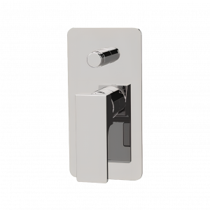 Podomítkový modul dvoucestný | pákový | chrom lesk | ABSOLUTE