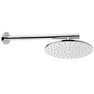 Sprchová hlavice MIRAME Ø 300 mm se sprchovým ramenem | závěsná nástěnná
