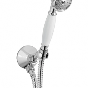 Ruční sprška LONDON | bílá keramika + chrom lesk