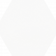 Dlažba Porto White Hex. | 220x250 | mat
