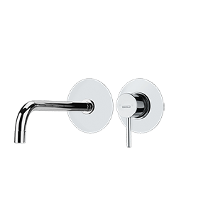 Umyvadlová baterie podomítková | páková | dvouprvková | chrom lesk | MICRO