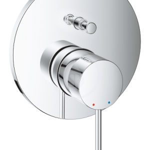 Baterie pod omítku pro 2 spotřebiče, chrom