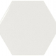 Obklad Scale Hexagon White | 124 x 107 | lesk