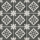 Dlažba Art Nouveau PÀDUA BLACK | 200x200 | mat