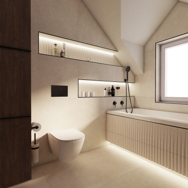 Moderní koupelna STRIPES - visualization