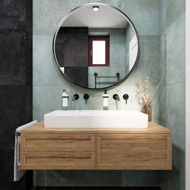 Industriální koupelna OXID - visualization