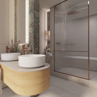 Luxusní koupelna AMAZZONITE - visualization