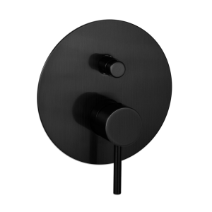 Concealed module two-ways | lever | chrome black ground mat leštěný | X STYLE