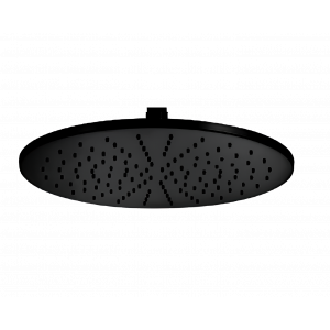 Sprchová hlavice Jazz | závěsná | Ø 200 mm | kruhová | černá mat