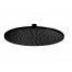 Sprchová hlavice Jazz | závěsná | Ø 200 mm | kruhová | černá mat