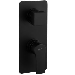 Podomítkový modul třícestný | pákový | černá mat | ENERGY