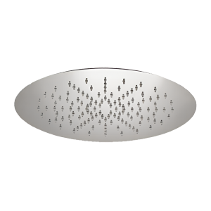Vestavná sprchová hlavice | kruhová Ø 340 mm | chrom černý broušený
