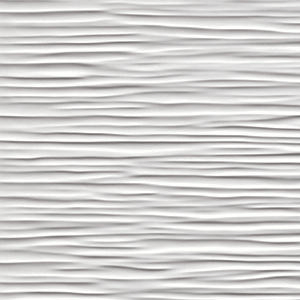 Obklad 3D WALL Wave White | 400x800 | lesk