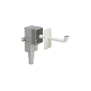 Zápachový uzávěr Viega -podomítková montáž-bílý plast DN50/40, G1 1/4