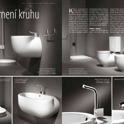 Kolekce WCA v časopisu Svět koupelen 2011/2 (str. 56-57)