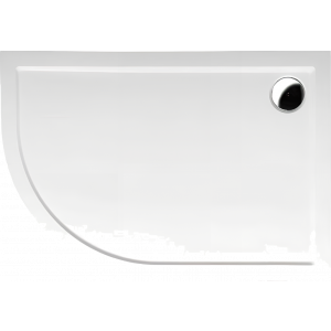 Sprchové vaničky z litého mramoru | RENA R55 R | 900 x 800 | bílá