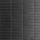 Mozaika Lines Black | 18x78mm | mat