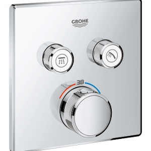 SmartControl | Termostatická baterie pod omítku se 2 ventily | chrom