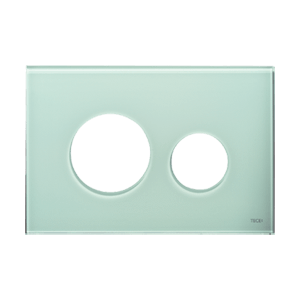 Deska ovládacího WC modulu Loop ze zeleného skla