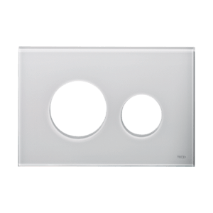 Deska ovládacího WC modulu  Loop mléčné sklo