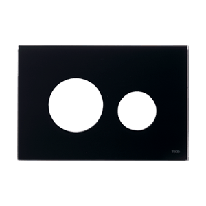 Deska ovládacího WC modulu  Loop černé sklo