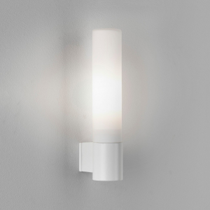 Koupelnové nástěnné svítidlo BARI | halogen | 200x40 mm | bílá mat