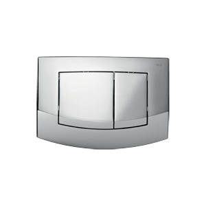 Ovládací WC modul  Ambia dvojčinný z leštěného chromu
