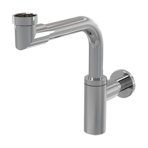 Sifon umyvadlový Ø32 DESIGN celokovový, prostorově úsporný A403