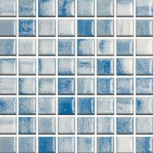 Mozaika Acqua Blue & White | 18x18mm | lesk
