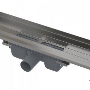 APZ16 | Podlahový žlab s okrajem pro plný rošt a s pevným límcem ke stěně | 950