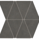 Mozaika Boost Natural Coal Rhombus | 367x338 | mat