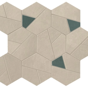 Mosaic Boost Pro Cream Hex Blue | 250x285 mm | mattte