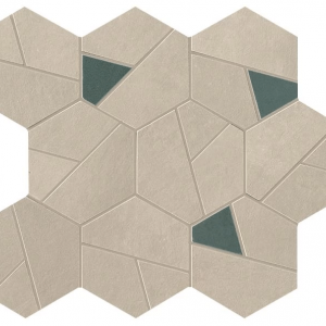 Mozaika Boost Pro Cream Hex Blue | krémová | 250x285 mm | mat