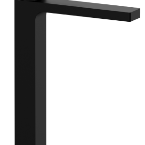 Standing washbasin faucet | lever | high | black mattte | with a drain | ABSOLUTE