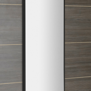 AROWANA zrcadlo v rámu | 350x900 | černá mat