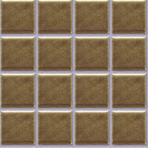 Keramická Mozaika METALLIC | 25x25 mm | zlatá mat