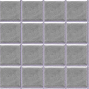 Keramická Mozaika METALLIC | 25x25 mm | stříbrná lesk