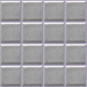 Keramická Mozaika METALLIC | 25x25 mm | stříbrná mat