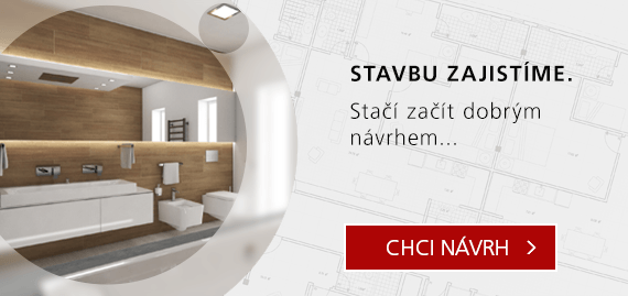 Stavbu koupelny zajistíme. Stačí začít dobrým návrhem...